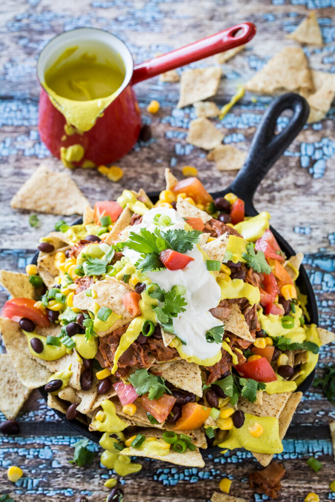 Jackfruit Nachos Supreme