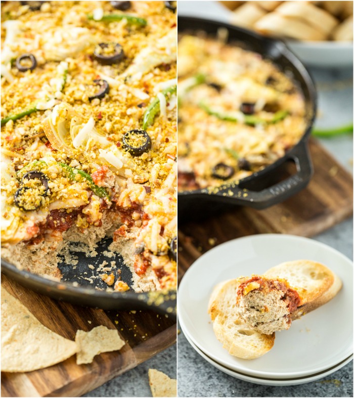 Oven-Baked Pizza Dip