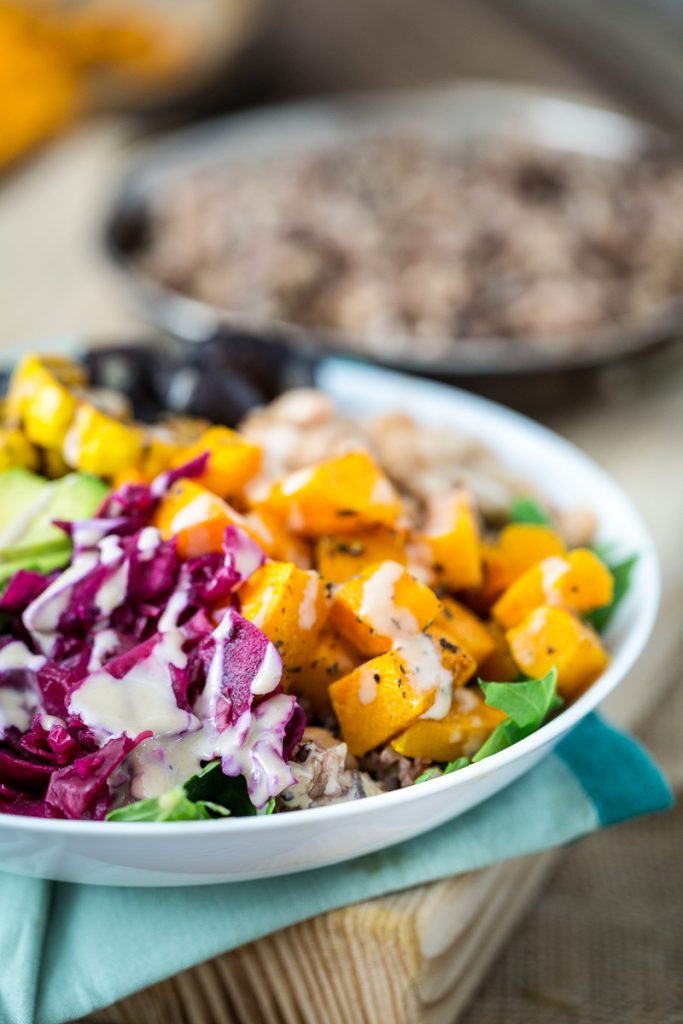 Roasted Rainbow Winter Bowl