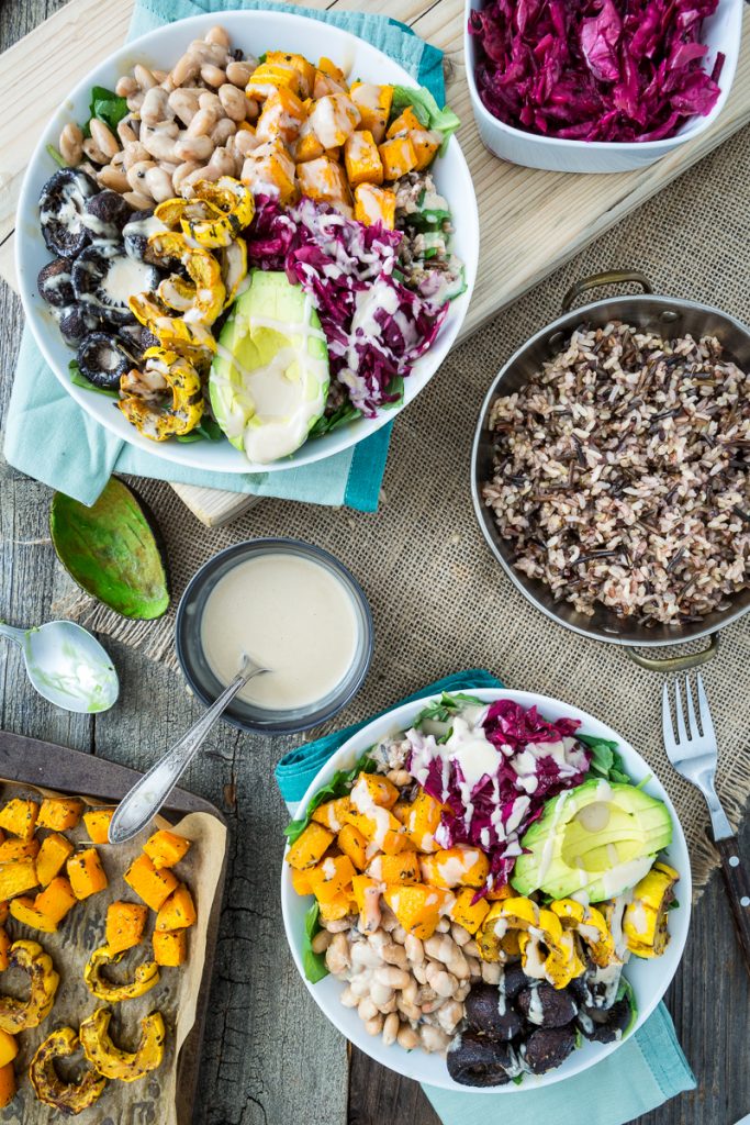 Winter Superfood Bowls, Vegetarian Recipe