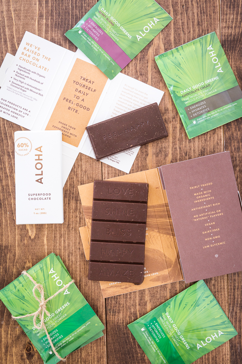 ALOHA Daily Good Greens & Superfood Chocolates: Review & GIVEAWAY!