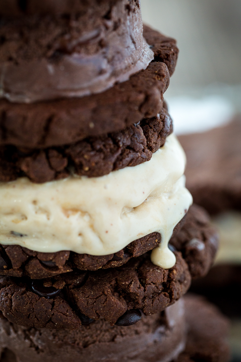 Easy, Gluten-Free, Vegan Ice Cream Sandwiches