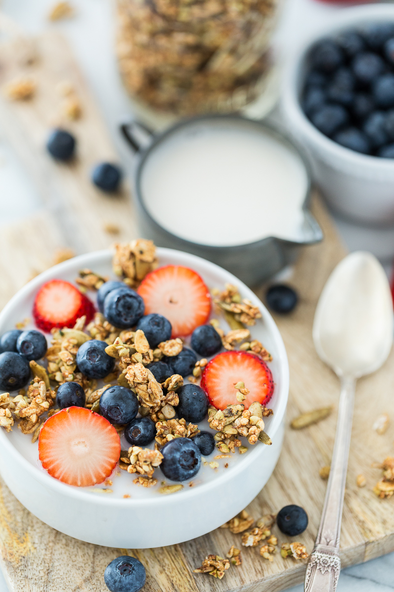 My Favorite Crunchy Buckwheat Granola with Hemp Seeds