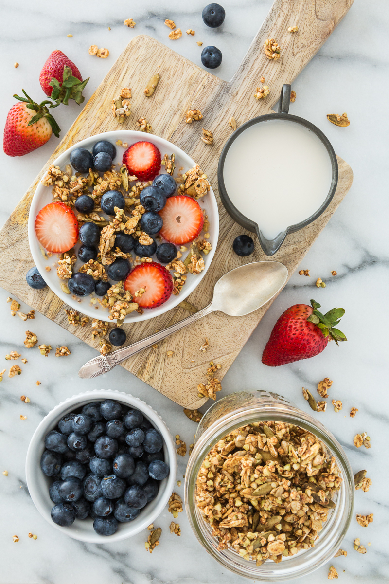 My Favorite Crunchy Buckwheat Granola with Hemp Seeds