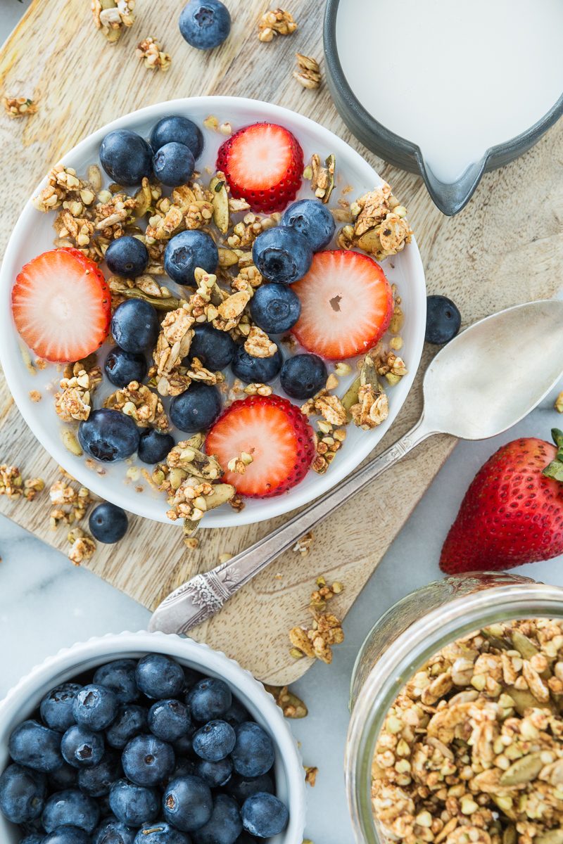 My Favorite Crunchy Buckwheat Granola with Hemp Seeds