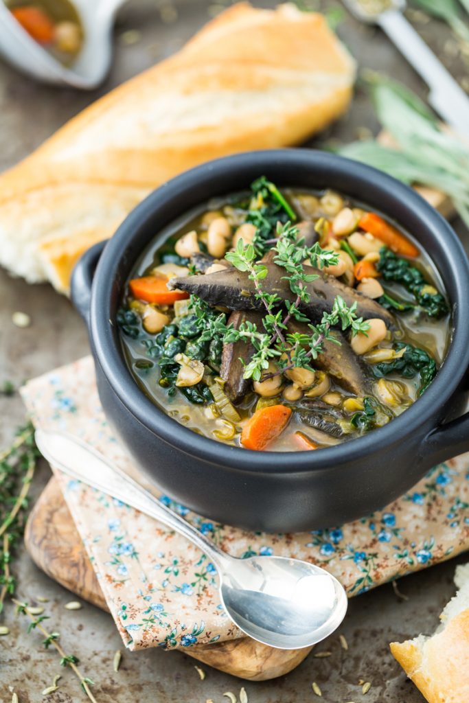 White Bean & Portobello Stew