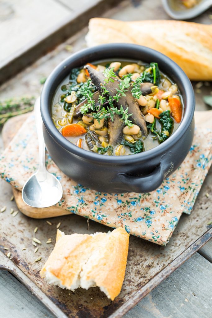 White Bean & Portobello Stew