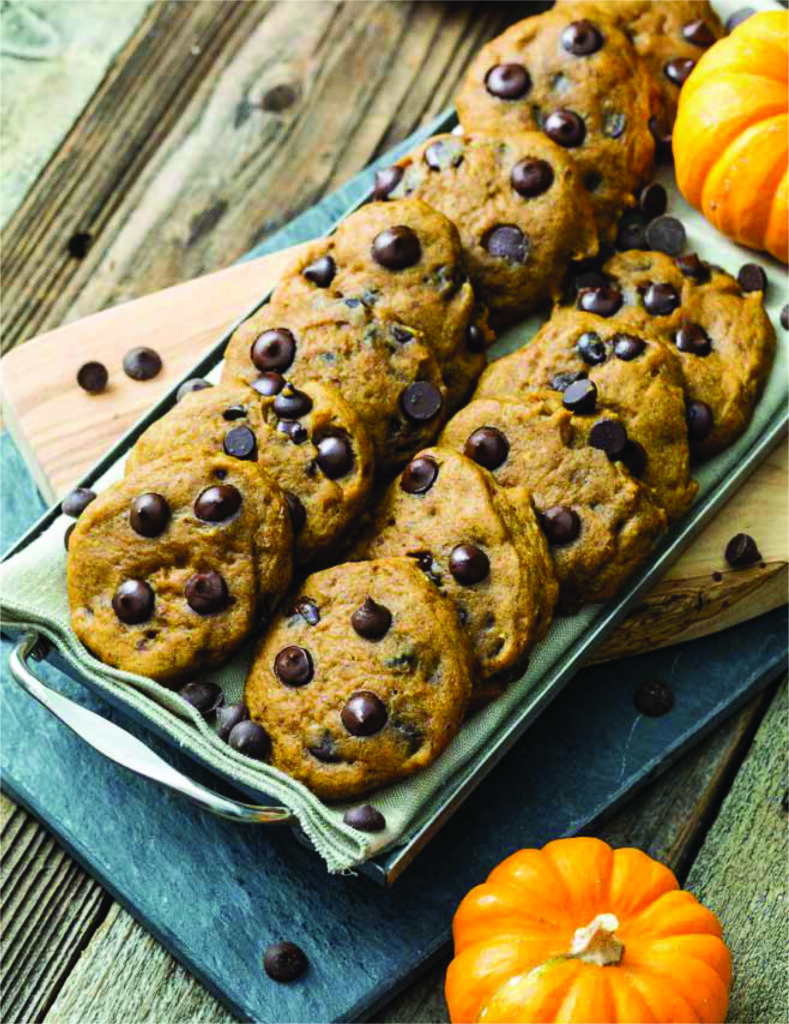 Pumpkin Chocolate Chip Cookies