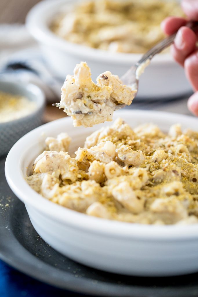 Creamy Mushroom Mac and Cheese