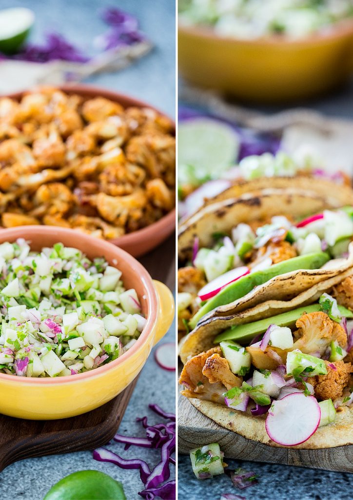 Chipotle Cauliflower Carnitas Tacos 