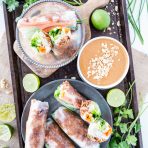 Jackfruit Vietnamese Summer Rolls with Hoisin Peanut Sauce Jackfruit Vietnamese Summer Rolls with Hoisin Peanut Sauce
