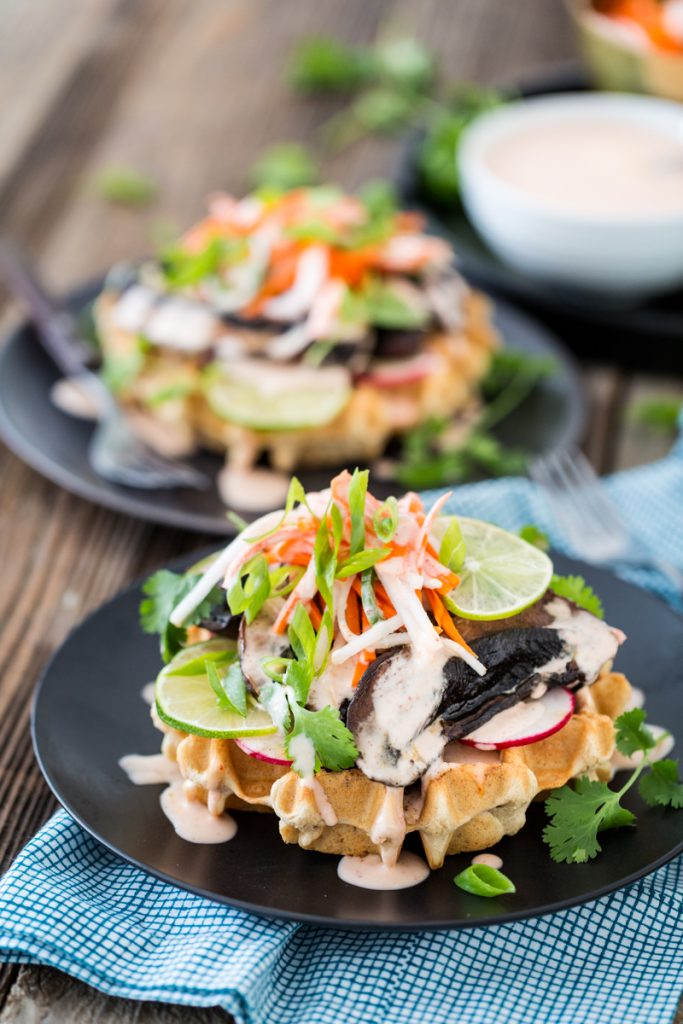 Portobello Bánh Mì Waffles