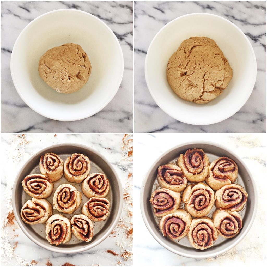 Gluten Free Vegan Cinnamon Rolls with Cream Cheese Icing