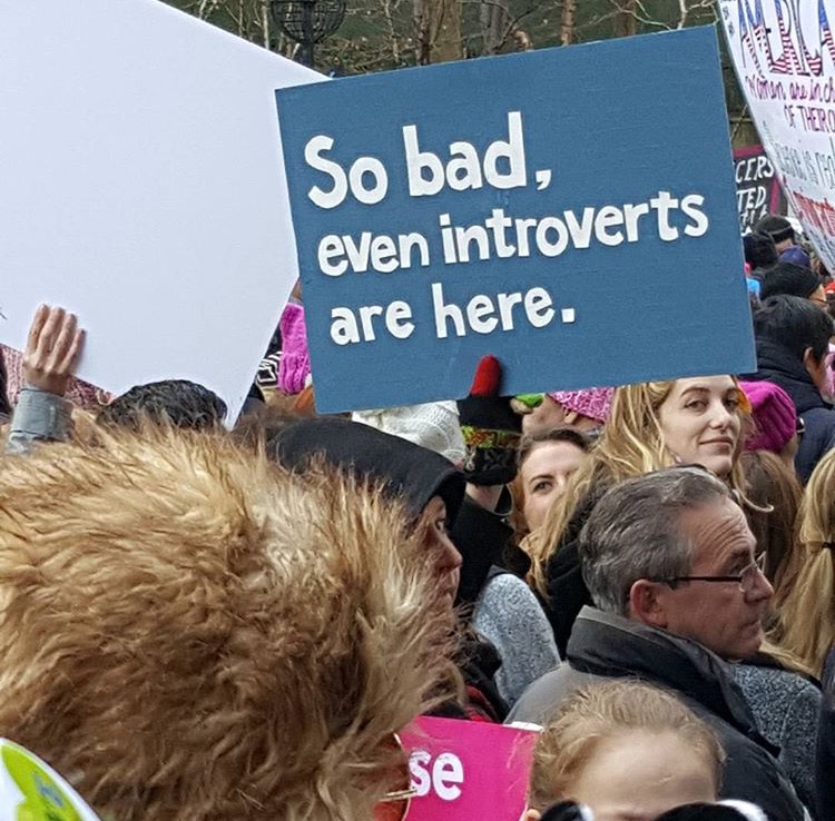 introvert protest