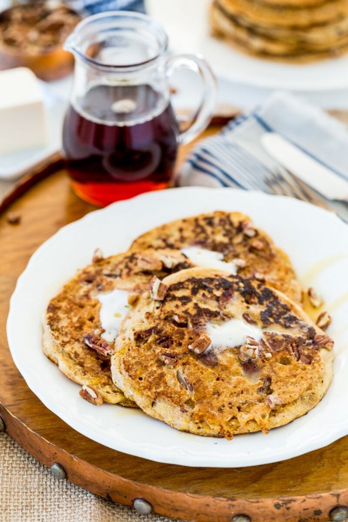 Maple Pecan Corncakes