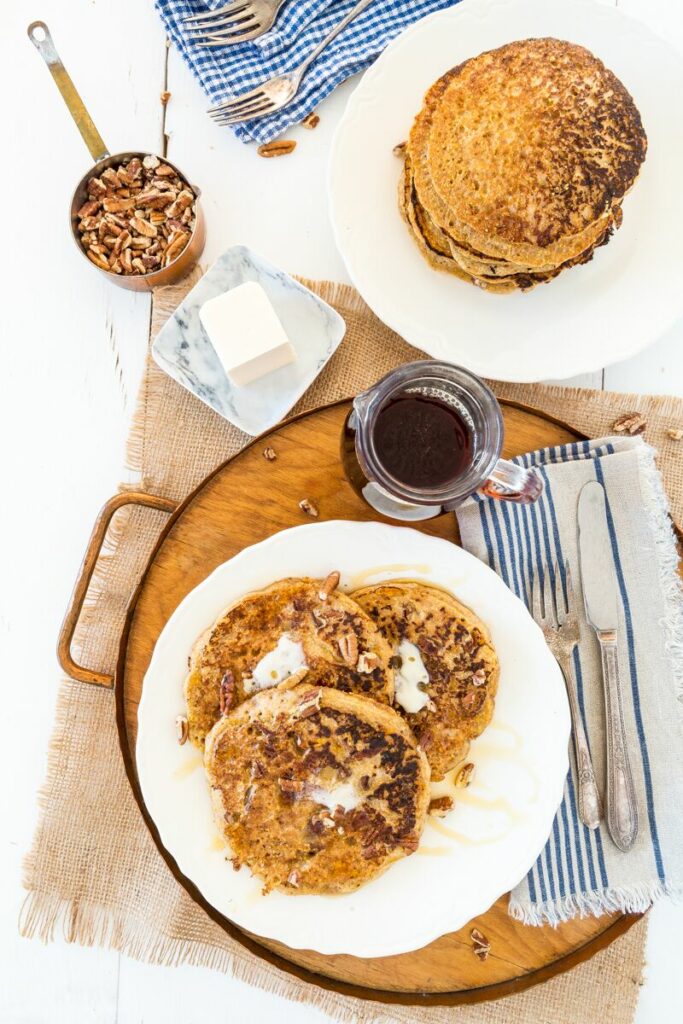 Maple Pecan Corncakes