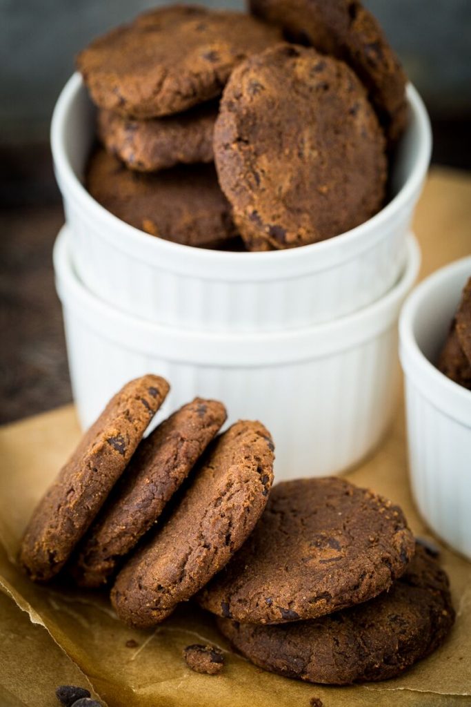 Pumpkin Double Chocolate Chip Cookies