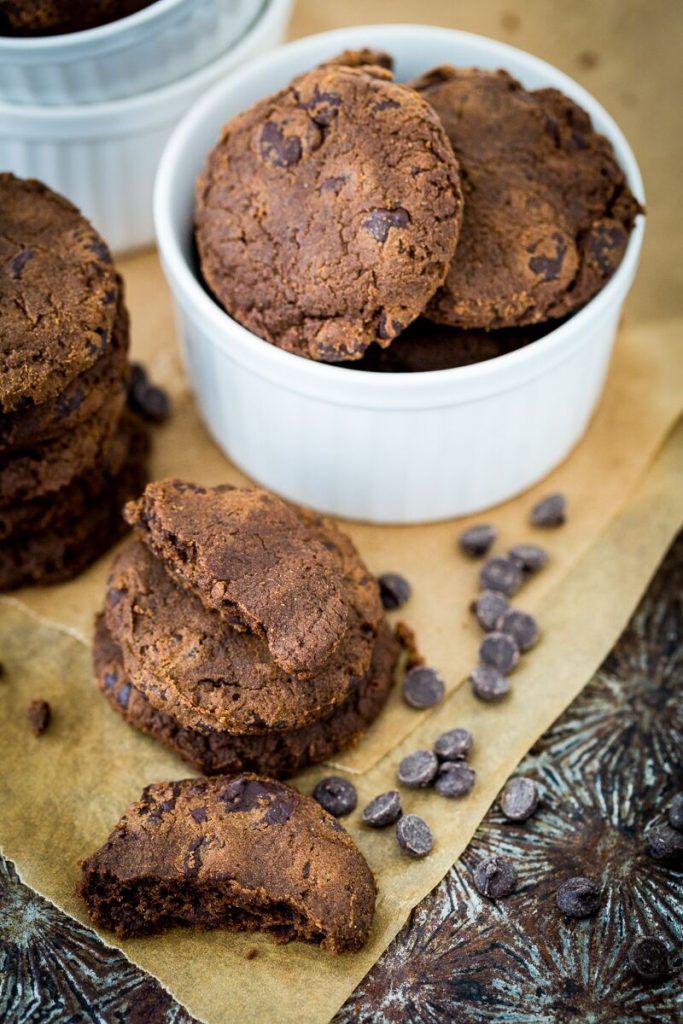 Pumpkin Double Chocolate Chip Cookies