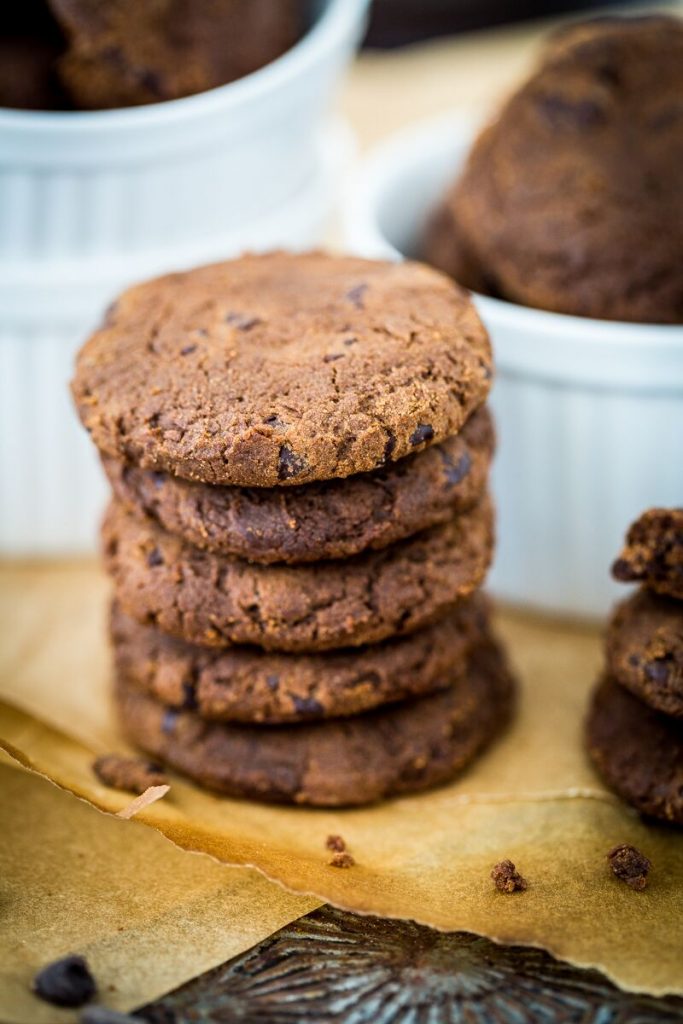 Pumpkin Double Chocolate Chip Cookies