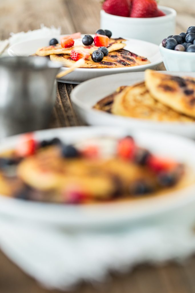 Double Berry Corncakes