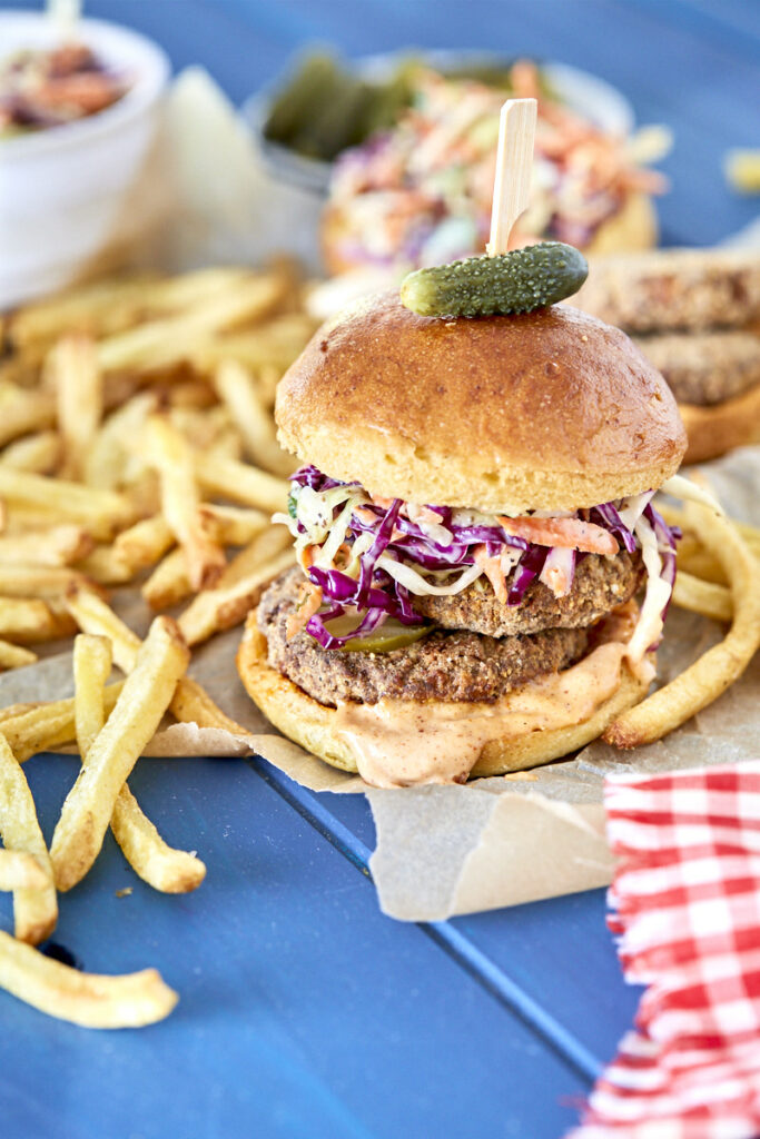 Vegan Cajun Fried Chicken Sandwich