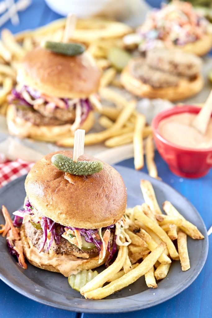 Vegan Cajun Fried Chicken Sandwich