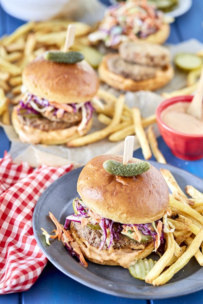 Vegan Cajun Fried Chicken Sandwich