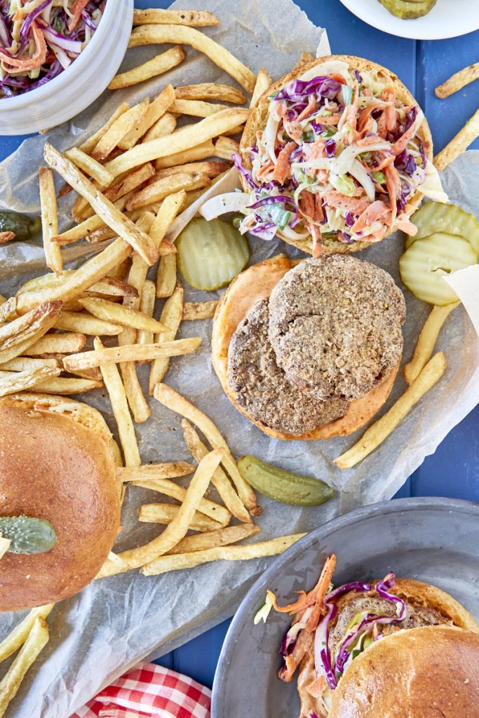 Vegan Cajun Fried Chicken Sandwich