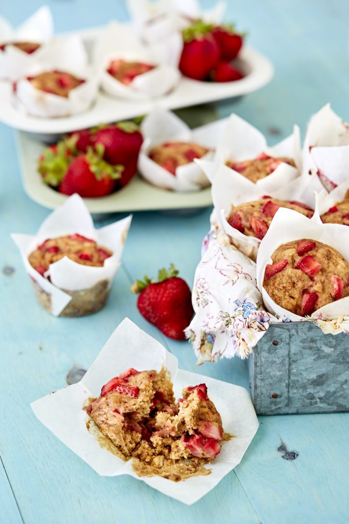 Strawberry Banana Muffins