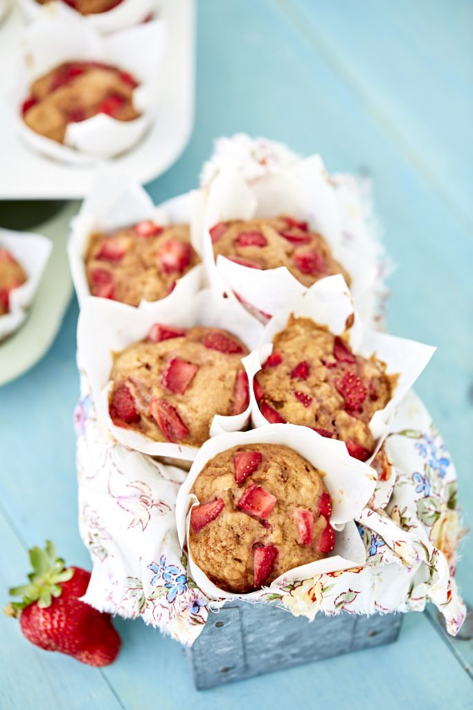 Strawberry Banana Muffins