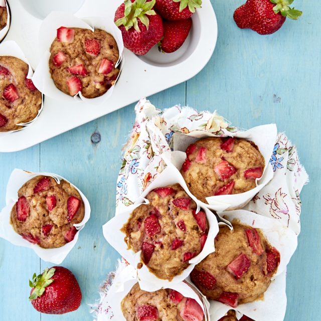Strawberry Banana Muffins