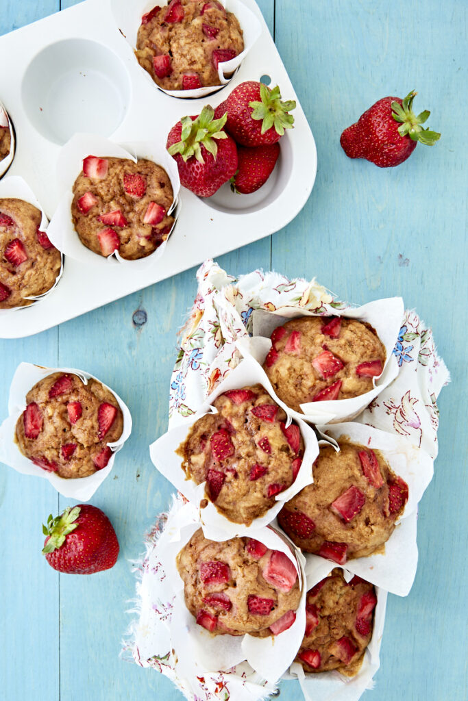 Strawberry Banana Muffins